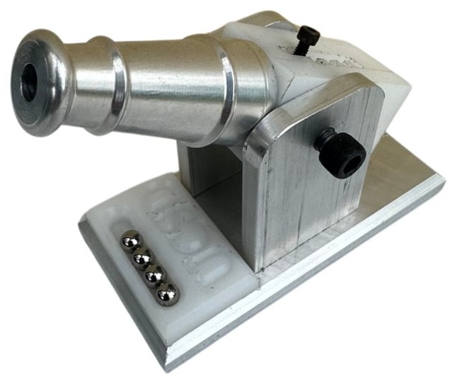 Machined kinematic cannon